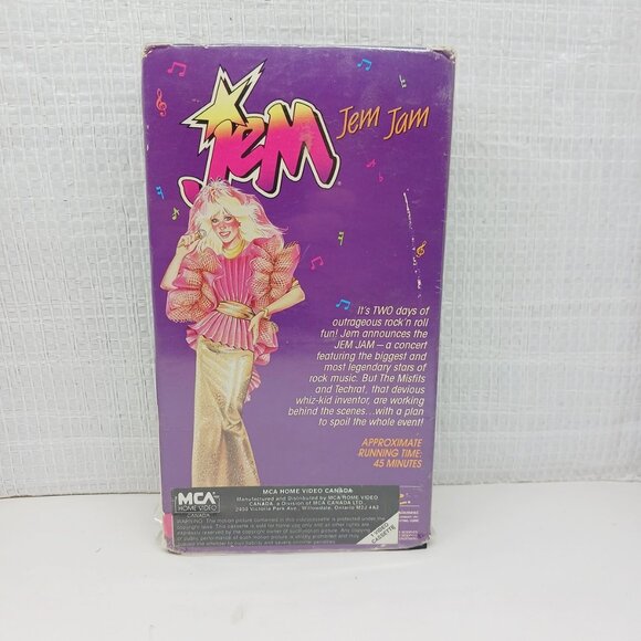 Jem And The Holograms VHS tape, episode Jem Jam, used, video store copy - Picture 5 of 9